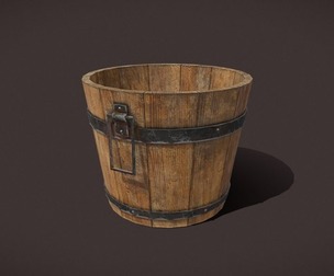 Bucket Wooden