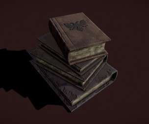 Medieval Book Stack