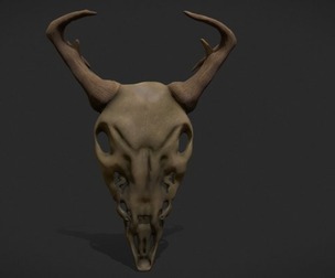 Ram Skull Mask Decoration