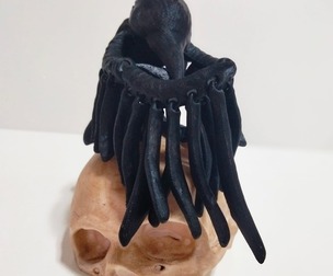RAVEN CROW SKULL FLEXY