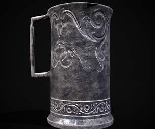 Medieval Metal Cup