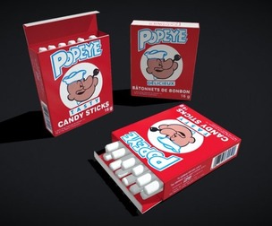 Popeye Candy Sticks