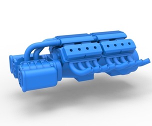 Engine 2 V8 Version 7 Scale 1:25