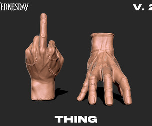 Thing V-2 Wednesday series 3D Print model