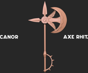 Escanor axe - seven deadly sins 3D Print model