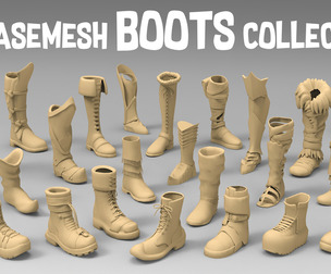 25 basemesh boots collection
