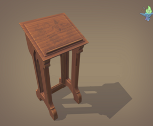 Wooden Lectern