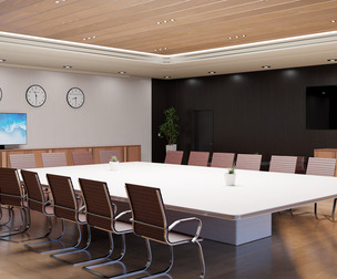 Modern Conference Room Hipoly 3D Model