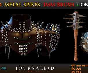 40 metal spikes IMM BRUSH + obj