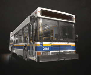 City Bus - Low Poly
