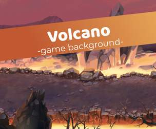 Volcano - Game Background