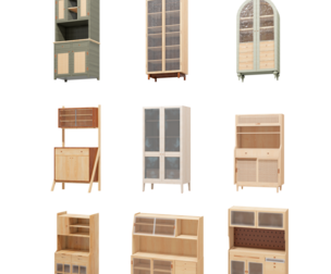 Modern Wood Storage Cabinets Collection