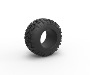 Offroad tire 115 Scale 1:25