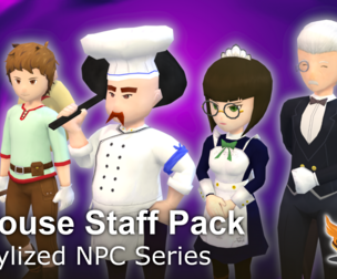 Stylized NPC - House Staff Pack