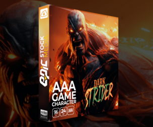 AAA Game Character Dark Strider