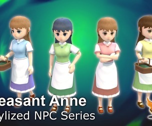 Stylized NPC - Peasant Anne