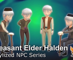 Stylized NPC - Peasant Elder Halden