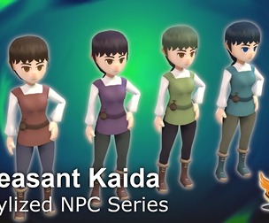 Stylized NPC - Peasant Kaida