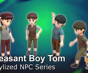 Stylized NPC - Peasant Boy Tom