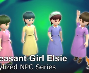 Stylized NPC - Peasant Girl Elsie