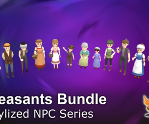 Stylized NPC - Peasants Bundle