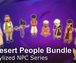 Stylized NPC - Desert People Bundle