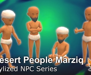 Stylized NPC - Desert People Marziq