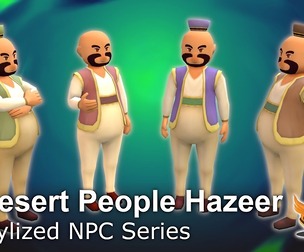 Stylized NPC - Desert People Hazeer