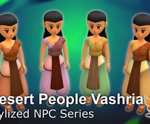 Stylized NPC - Desert People Vashria