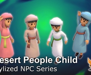 Stylized NPC - Desert People Child