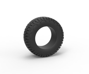 Offroad tire 117 Scale 1:25