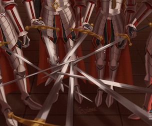 The oath of the 9 knights