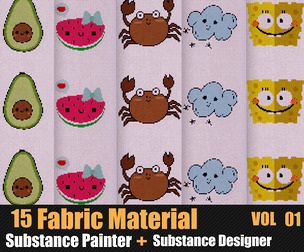 15 Fabric Materials In Substance Painter