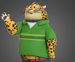 Clawhauser for printing