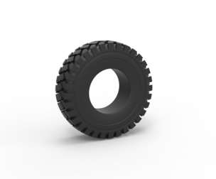 Truck tire 4 Scale 1:25