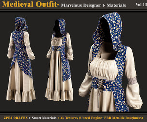 Medieval Outfit- MD-Clo3d - Material
