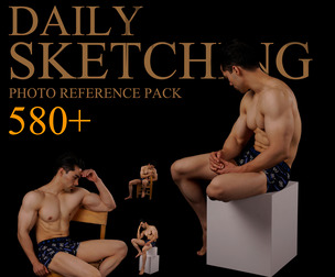580+ Daily Sketching Poses Reference Picture