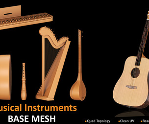 Musical Instruments BaseMesh