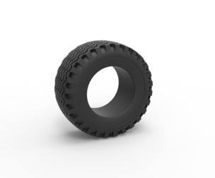 Offroad tire 119 Scale 1:25