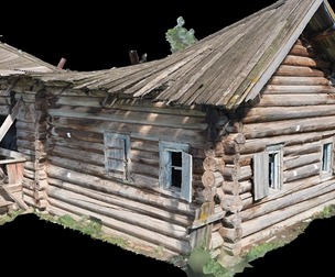 Wooden house connection built in 1653