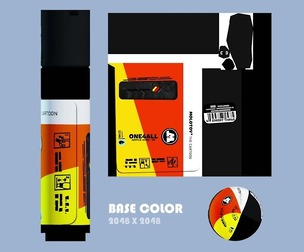 Marker MOLOTOW - the cartoon asset