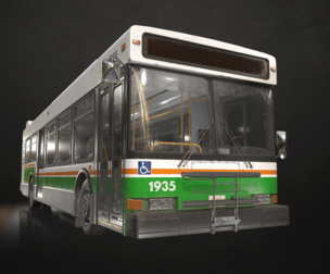 City Bus V3 - Low Poly