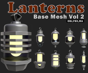 Lanterns Base Mesh Vol 2