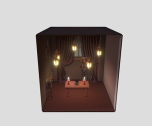 Halloween Cartoon Room