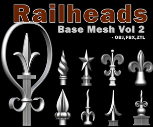 Railheads Base Mesh Vol 2