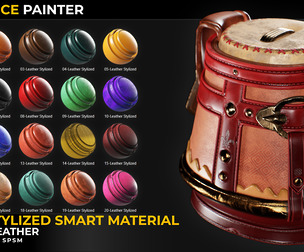 20 Stylized Smart Materials Leather Vol 04