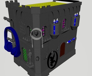 CASTLE PC COOLER MASTE QUBE 500