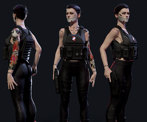 Cyberpunk Mercenary