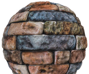 stone color brick 4K seamless texture