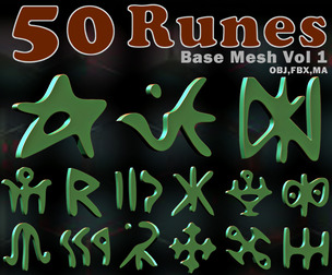 50 Runes Base Mesh Vol 1